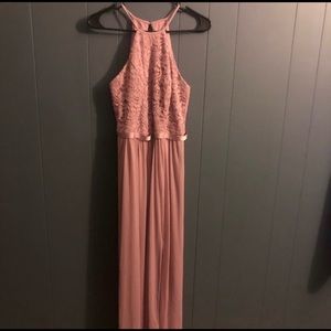 David’s Bridal Lace Bridesmaid Dress
